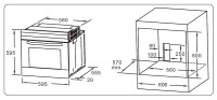 Духовой шкаф Evelux EO 610 B