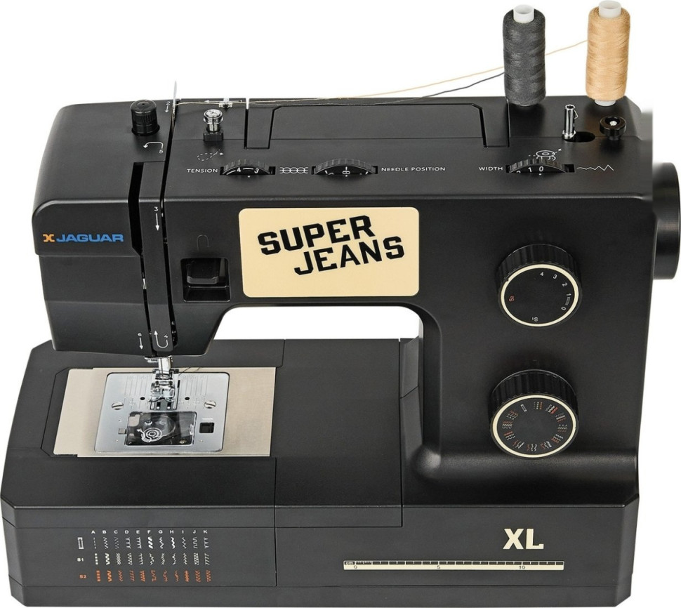 Электромеханическая швейная машина Jaguar Super Jeans XL