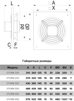 Осевой вентилятор ERA D 300 Storm 300
