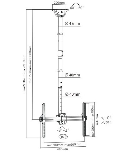 Кронштейн Arm Media LCD-3000