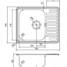 Кухонная мойка IDDIS Strit STR58PDi77