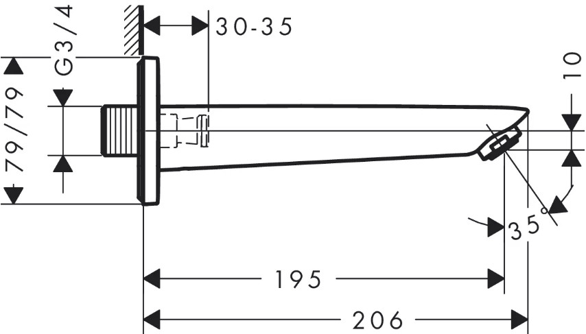 Смеситель Hansgrohe Logis 71410000
