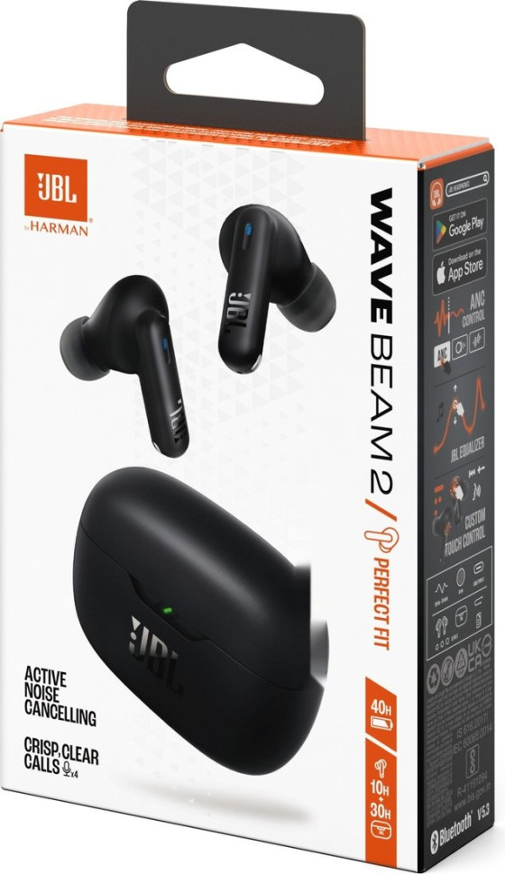 Наушники JBL Wave Beam 2 (черный)