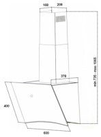 Вытяжка Germes Bristol 60 BK