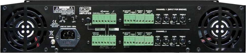 Трансляционный усилитель Apart Audio PA2240BP