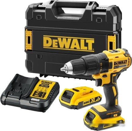Дрель-шуруповерт DeWALT DCD777D2T-QW (с 2-мя АКБ, кейс)