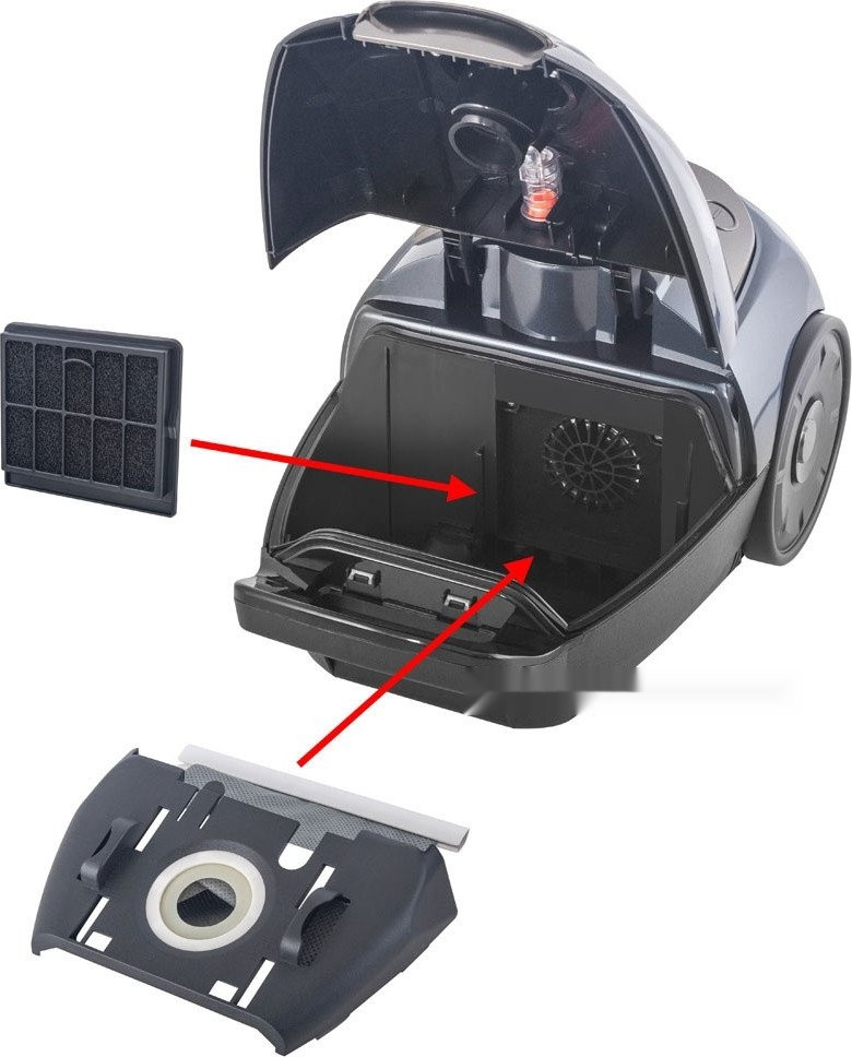 Пылесос Endever SkyClean VC-252 (синий/серый)