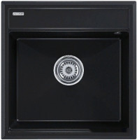 Кухонная мойка Paulmark Stepia-500 PM115051-BLM (черный металлик)
