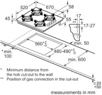 Варочная панель Bosch POP7C2P30O
