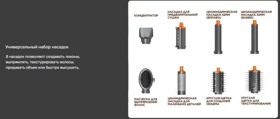 Фен Techno Flex HS08