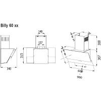 Вытяжка Evelux Billy 60 BG