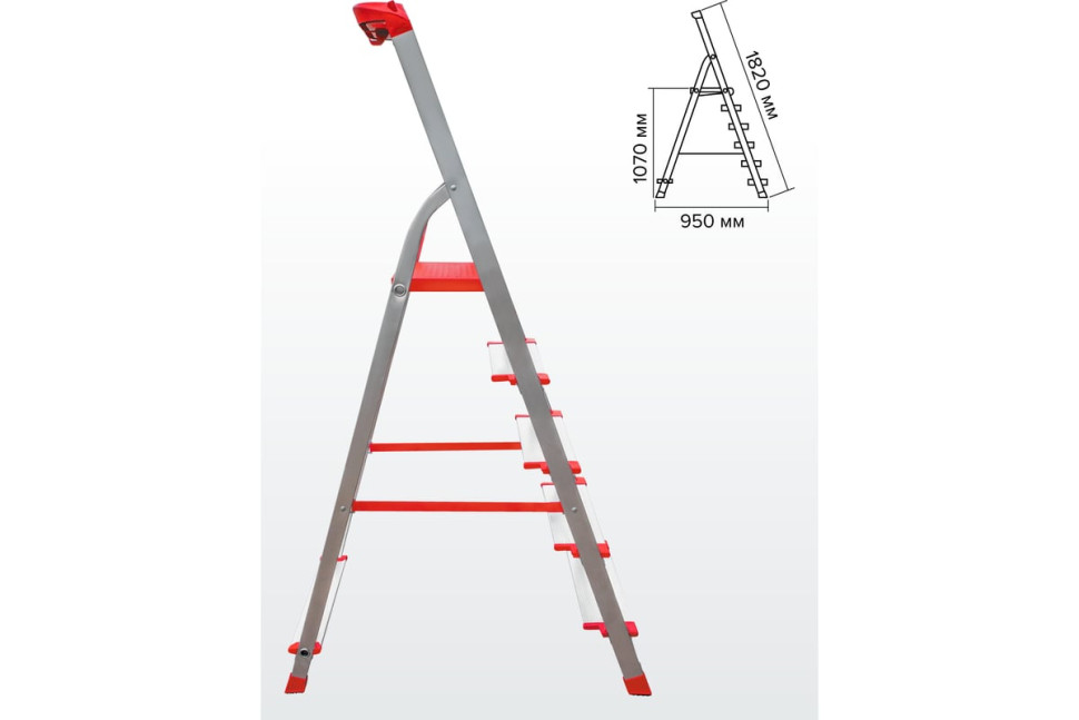 Лестница-стремянка Новая Высота NV 3118 (5 ступеней)