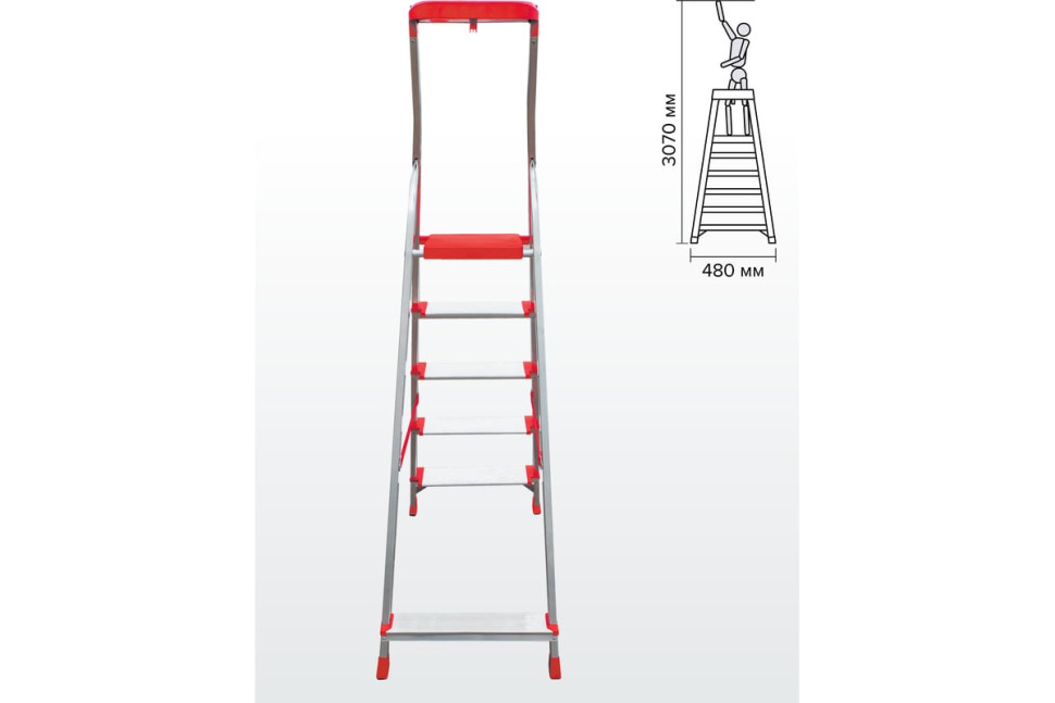 Лестница-стремянка Новая Высота NV 3118 (5 ступеней)