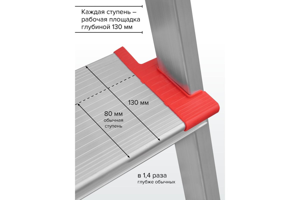 Лестница-стремянка Новая Высота NV 3118 (5 ступеней)