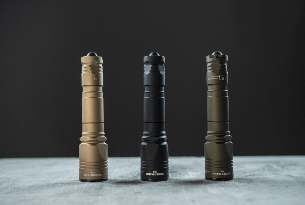 Фонарь Armytek Dobermann Pro Magnet USB Sand (теплый свет)