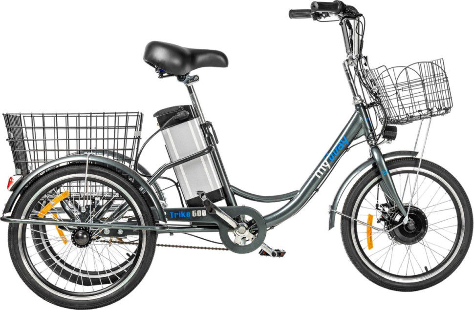 Электровелосипед MyWay Trike 500 20 (17, графитовый матовый)