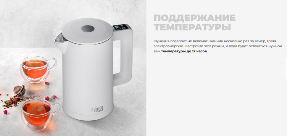 Электрический чайник Redmond SkyKettle KM231S (белый)