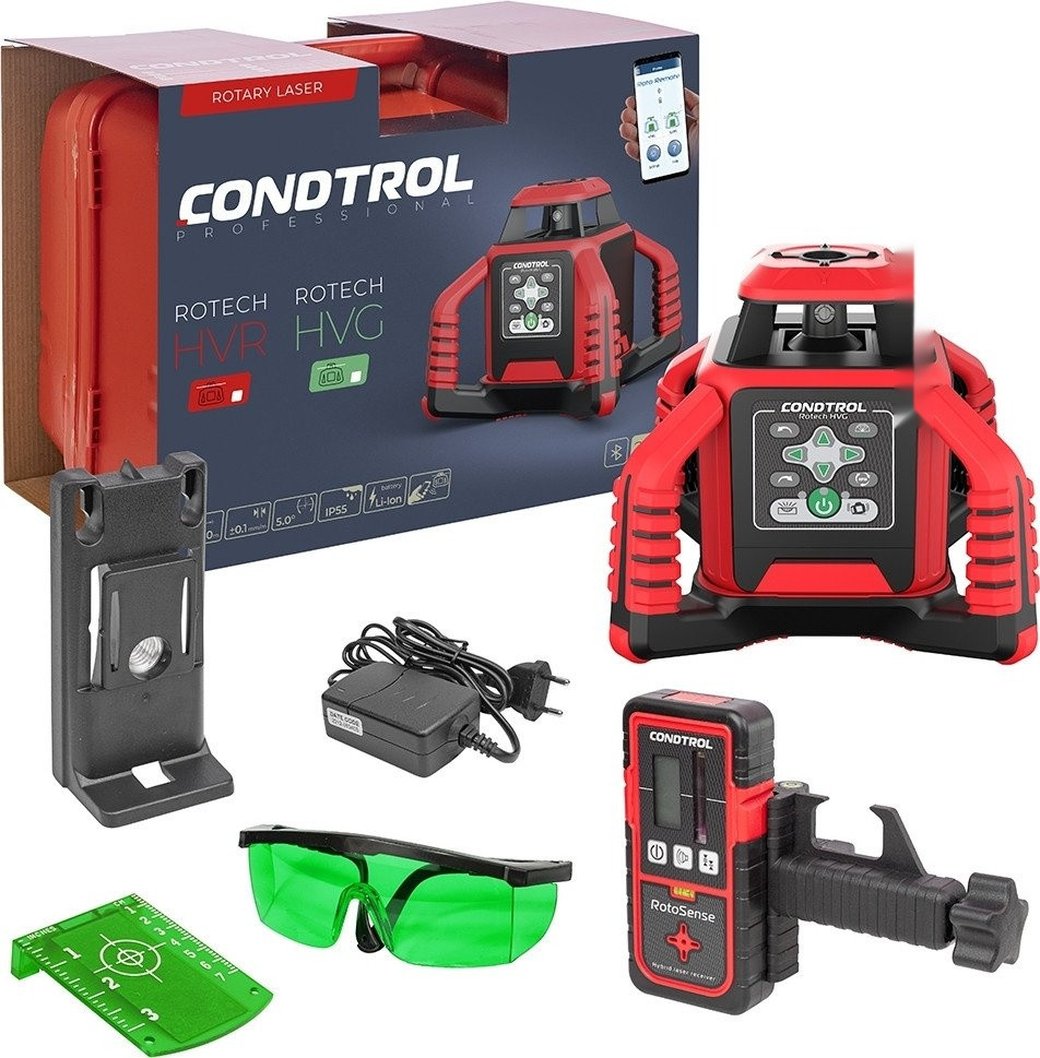 Лазерный нивелир Condtrol Rotech HVG