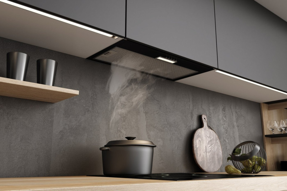 Вытяжка Elikor Cube Basic 60П-500-КЗД (черный)