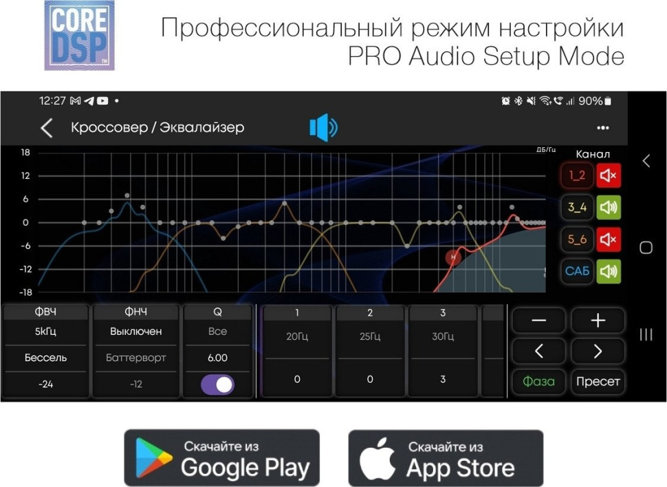 Автомагнитола Aura Indigo-879DSP MKII