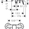 Смеситель Hansgrohe Logis 71600000