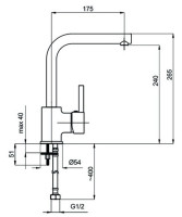 Смеситель Rubineta Ultra-35