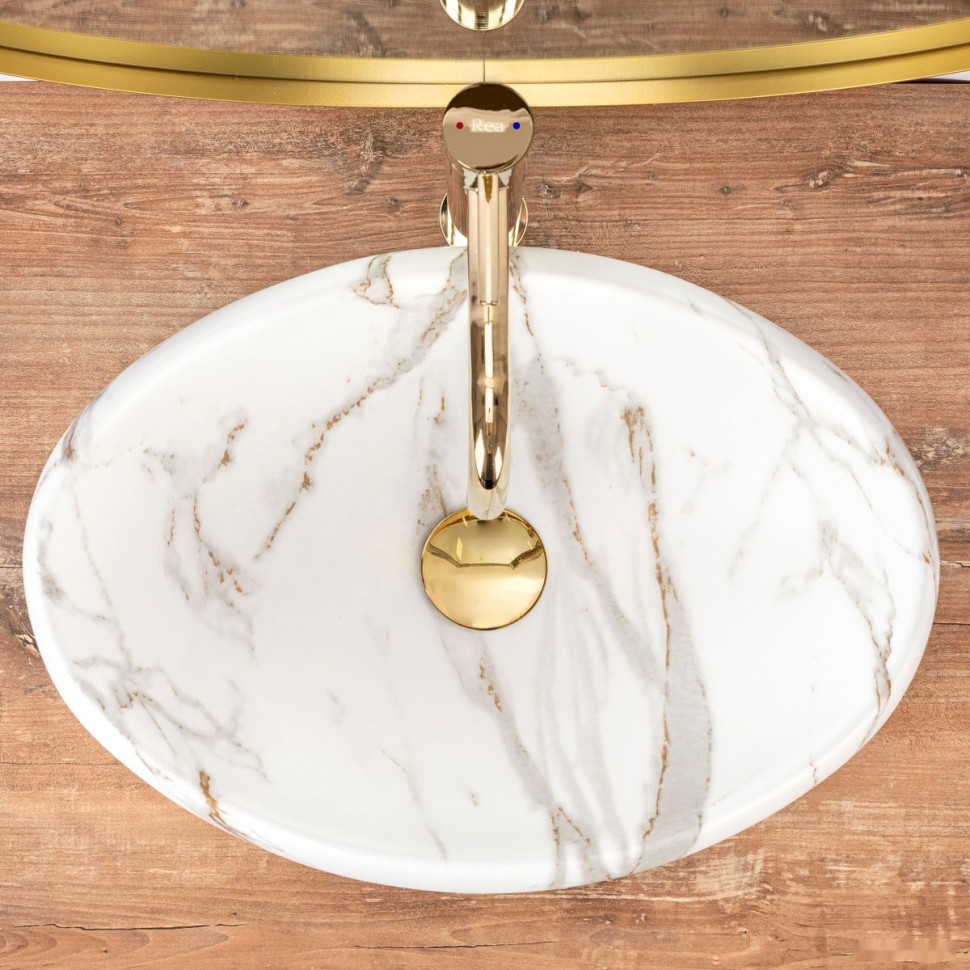 Умывальник Rea Linda лава матовый U8568