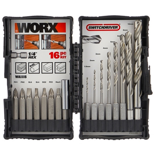 Аккумуляторная дрель-шуруповерт Worx WX176.2 2.0Ач х1 кейс 30 Н·м