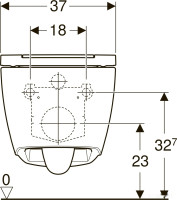 Унитаз Geberit One 500.202.01.1