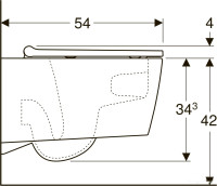 Унитаз Geberit One 500.202.01.1