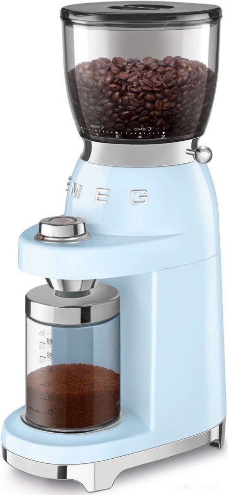 Кофемолка Smeg CGF01PBEU (пастельный голубой)