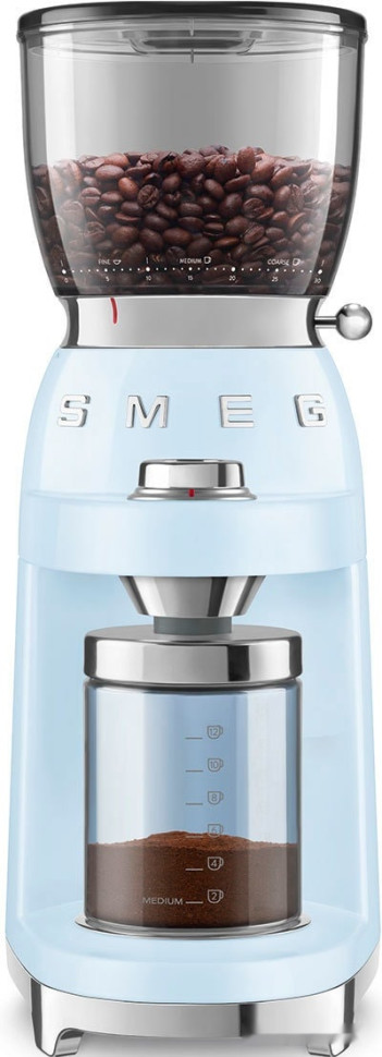 Кофемолка Smeg CGF01PBEU (пастельный голубой)