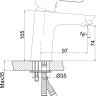 Смеситель Cersanit Cersania 63030