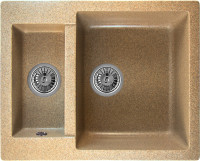 Кухонная мойка Berge 6150 (песочный)