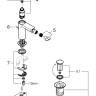 Смеситель Grohe Lineare New 33848001 для биде