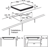 Варочная панель Electrolux EHF96241FK