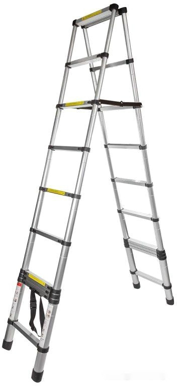 Лестница-стремянка ForceKraft BL-TA290 (2x9 ступеней)