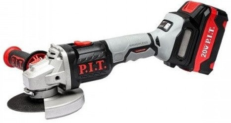 Угловая шлифмашина P.I.T. PWS20H-125D/1 (с 1-им АКБ, кейс)