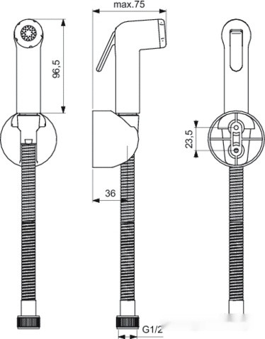 Душевая система Ideal Standard Idealspray Eco B0595AA (хром)
