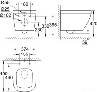 Унитаз Grohe Euro 39206000