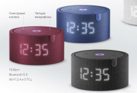 Умная колонка Яндекс Станция Мини 2 с часами (синий сапфир)