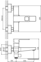 Смеситель Haiba HB60615-7 (черный)