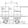 Смеситель Slezak RAV Colorado CO186KCMATC