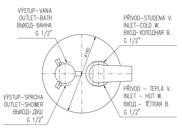 Смеситель Slezak RAV Colorado CO186KCMATC