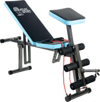 Силовая скамья Atlas Sport AS-03 Pro с партой (черный/синий)