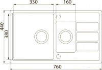 Кухонная мойка Zorg ECO 4 (песочный)