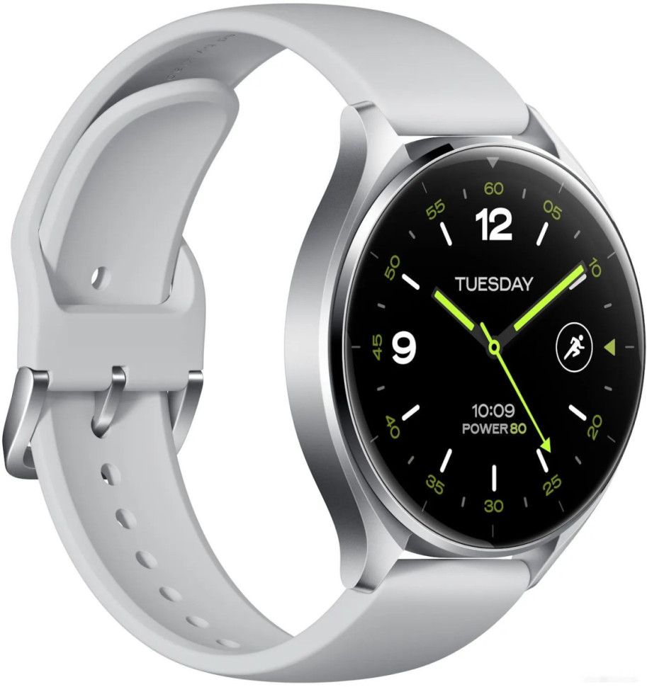 Умные часы Xiaomi Watch 2 M2320W1 (серебристый/серый, международная версия)