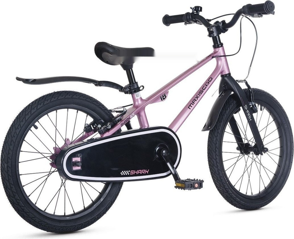 Детский велосипед Maxiscoo Shark Sport 18 2025 MSC-SH1843 (розовый жемчуг)