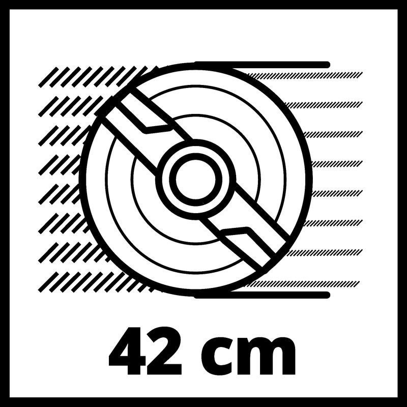 Газонокосилка Einhell Rasarro 36/42 3413272 (с 2-мя АКБ)
