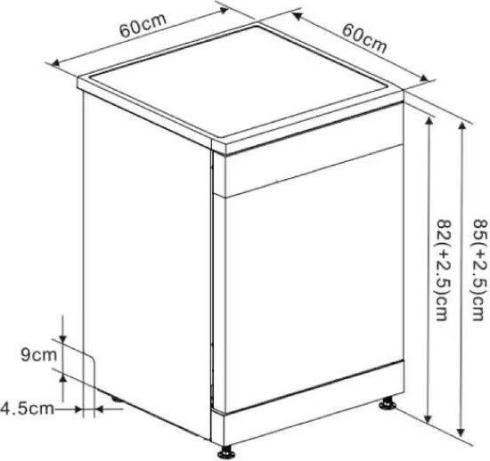 Посудомоечная машина Ardo DTH1563X2